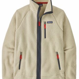 Patagonia Men’s S Retro Pile Fleece- Pelican/Smolder Blue
